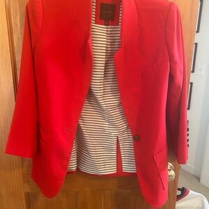 The Limited Women's Vibrant Red Blazer